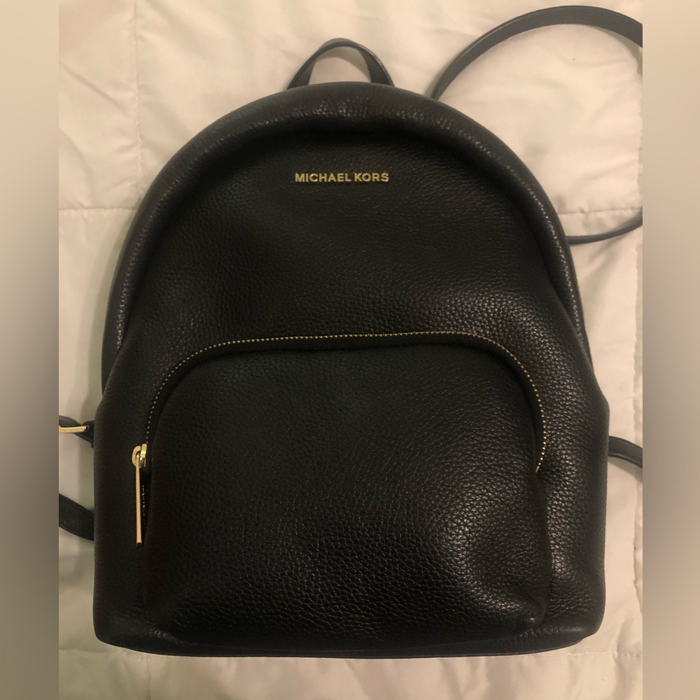 Black Michael Kors Backpack
